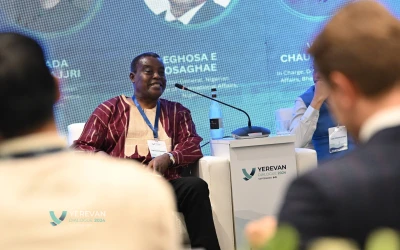 Deputy Foreign Minister Mnatsakan Safaryan participated in a panel discussion of the “Yerevan Dialogue”