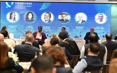 Deputy Foreign Minister Mnatsakan Safaryan participated in a panel discussion of the “Yerevan Dialogue”